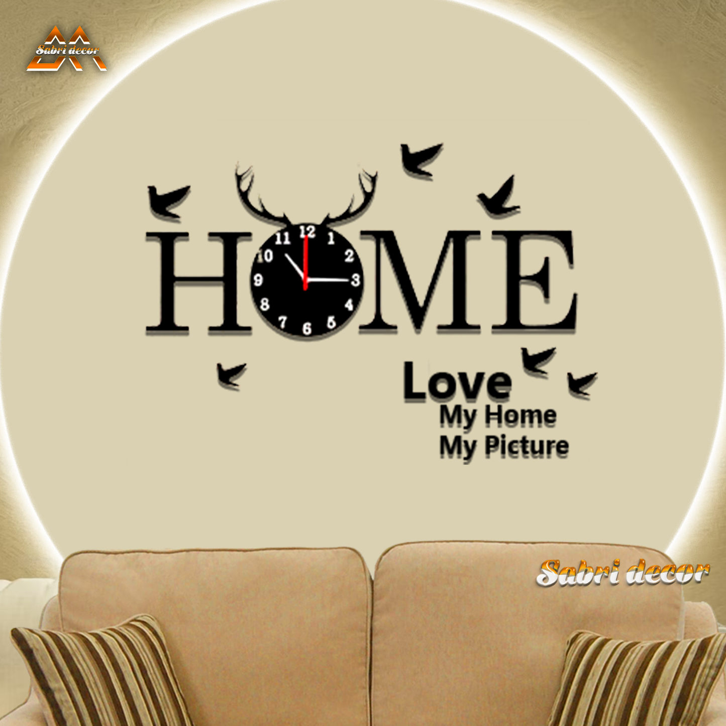 Decorative Home Wall Clock Art - Wall Clocks